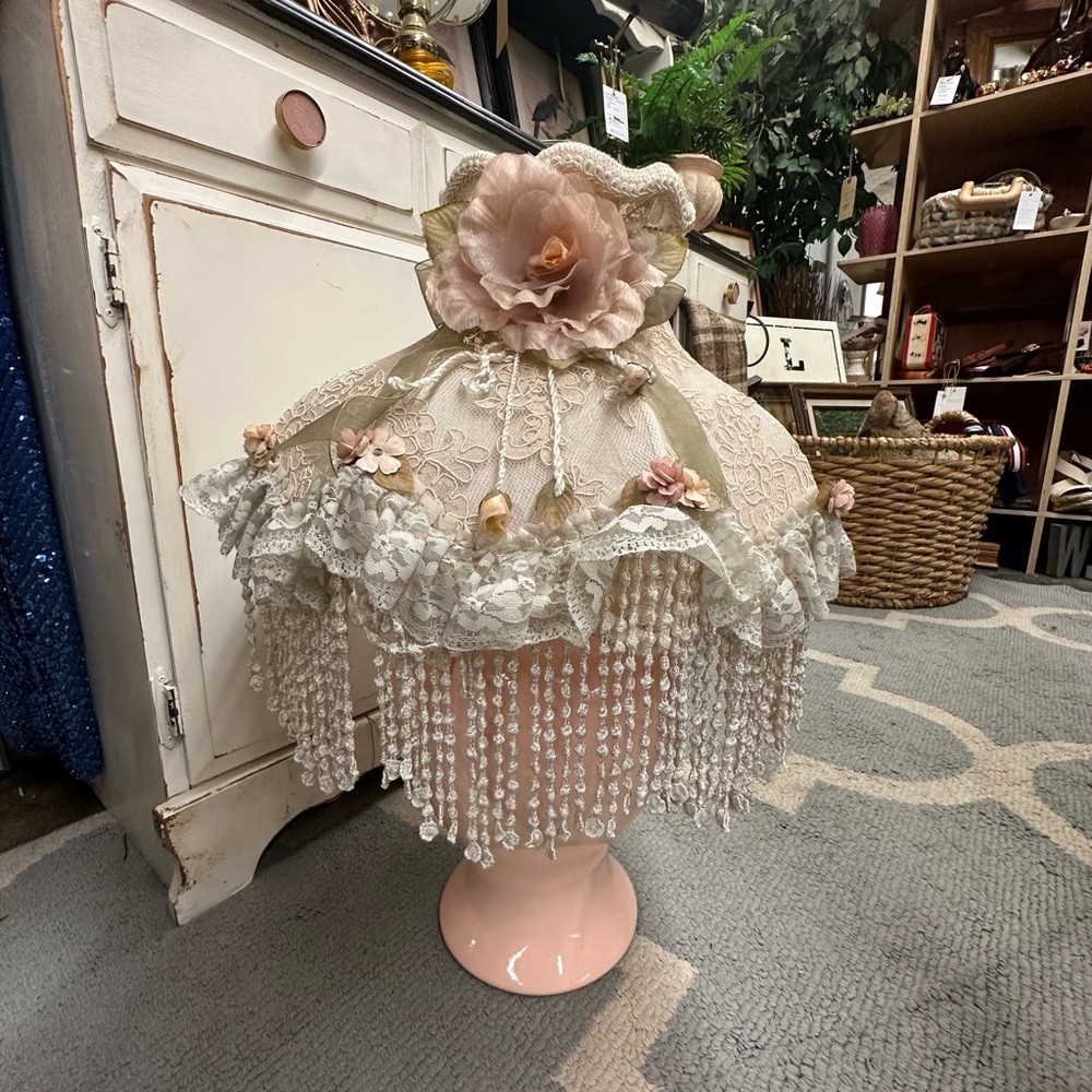 One of a kind Victorian lamp shade